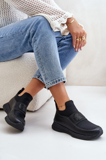 tenisky s platformou  Černé Artiker 55C0035