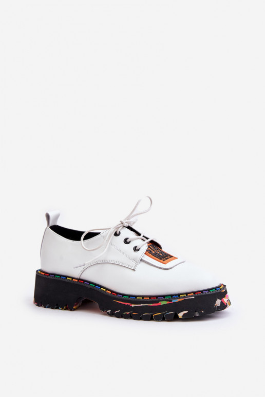 boty  se šněrováním Artiker 55C0500 bílé  boty  se šněrováním Artiker 55C0500 bílé