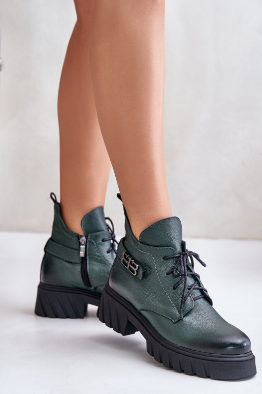 Zazoo 60483  Vysoké jezdecké boty zateplené khaki Zazoo 60483  Vysoké jezdecké boty zateplené khaki