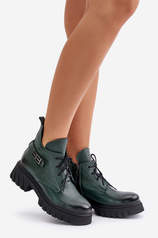 Zazoo 60483  Vysoké jezdecké boty zateplené khaki Zazoo 60483  Vysoké jezdecké boty zateplené khaki