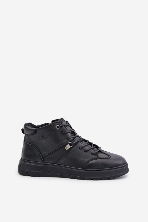 zateplené Stylovél obuvi s teniskami  Lee Cooper LCJ-24-33-2913 Černé  zateplené Stylovél obuvi s teniskami  Lee Cooper LCJ-24-33-2913 Černé