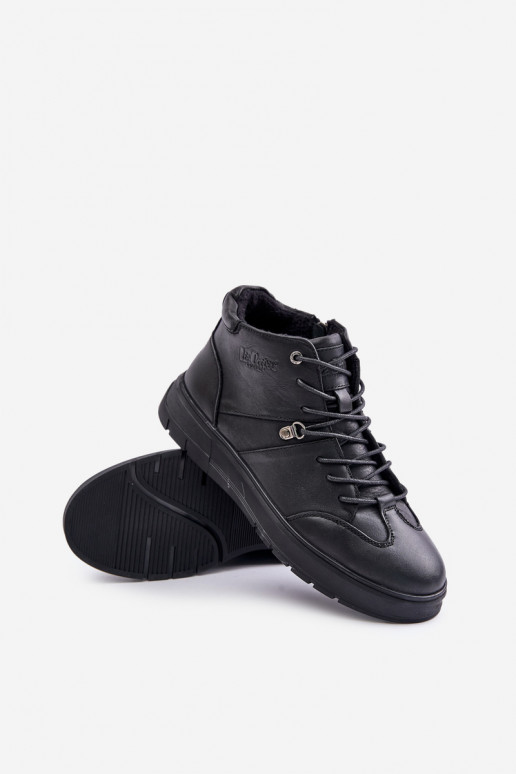 zateplené Stylovél obuvi s teniskami  Lee Cooper LCJ-24-33-2913 Černé  zateplené Stylovél obuvi s teniskami  Lee Cooper LCJ-24-33-2913 Černé