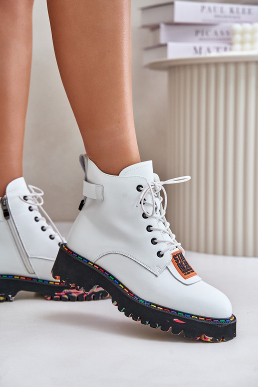 Dřeváky boty   Artiker 55C0515 bílé Dřeváky boty   Artiker 55C0515 bílé