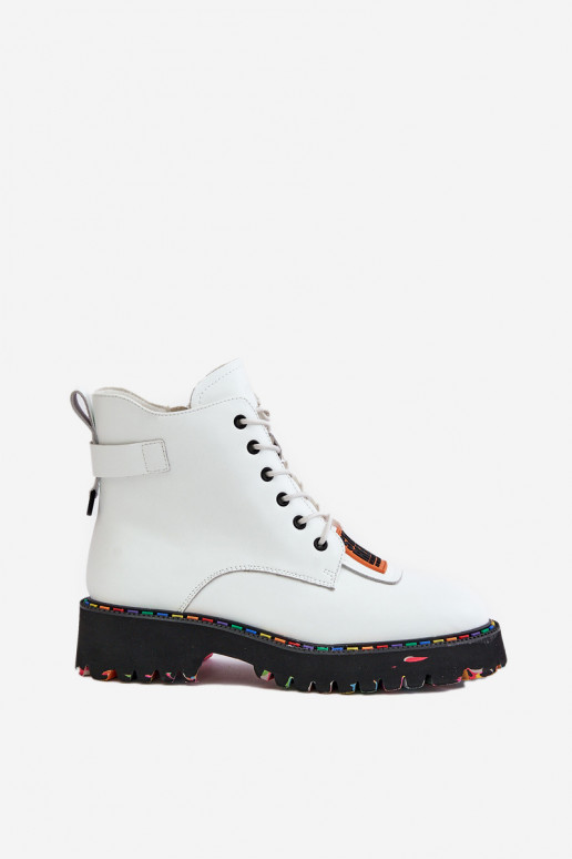 Dřeváky boty   Artiker 55C0515 bílé Dřeváky boty   Artiker 55C0515 bílé