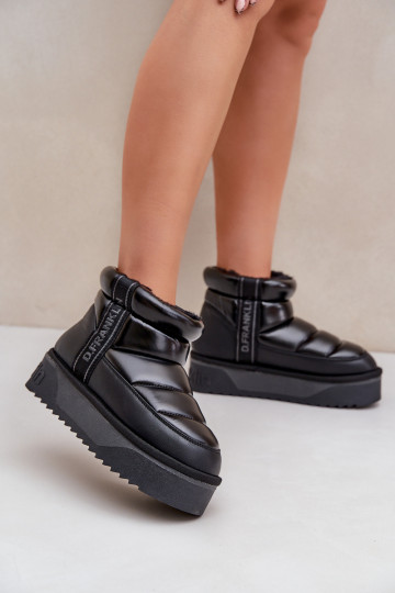  Sněhule s masivní podrážkou D.Franklin DFSH371011 Černé 2