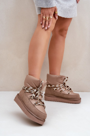 ze semiše Sněhule  Z Grubym m D.Franklin DFSH375003 hliněné barvy