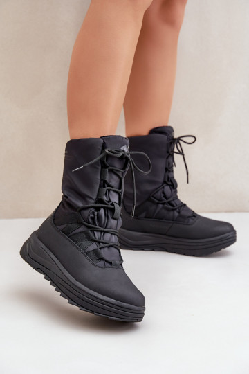  Sněhule INUA Z Ociepliną Primaloft 4F 4FRAW24FSBSF012 Černé 2