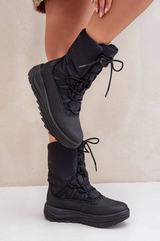  Sněhule INUA Z Ociepliną Primaloft 4F 4FRAW24FSBSF012 Černé