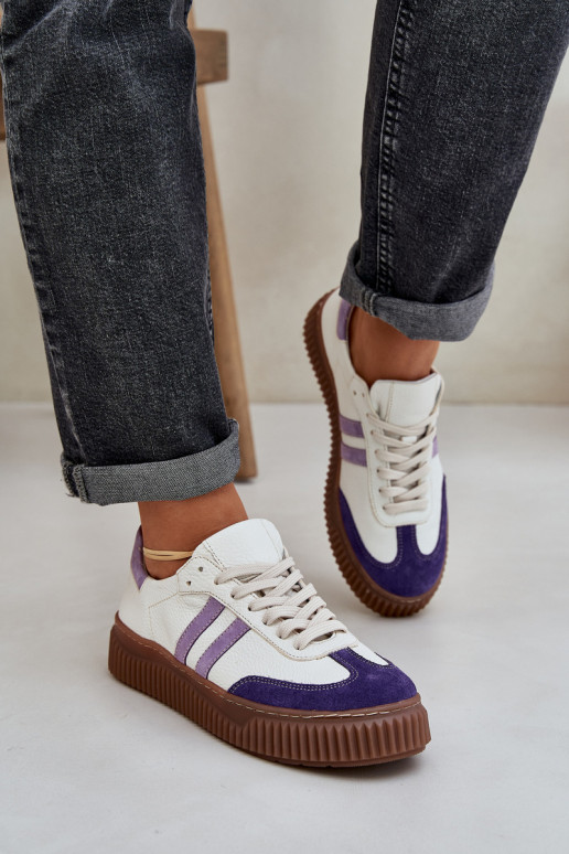 Zazoo N1068S6   Tenisky  s platformou bílé Zazoo N1068S6   Tenisky  s platformou bílé