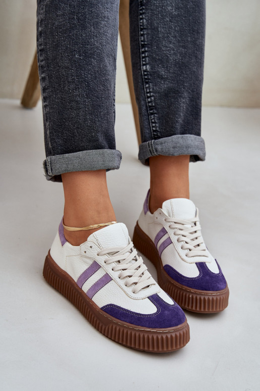 Zazoo N1068S6   Tenisky  s platformou bílé Zazoo N1068S6   Tenisky  s platformou bílé