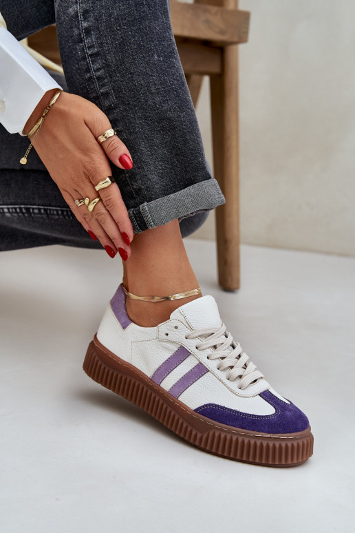 Zazoo N1068S6   Tenisky  s platformou bílé Zazoo N1068S6   Tenisky  s platformou bílé