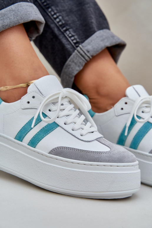 Zazoo N1068S8   Tenisky  s platformou bílé