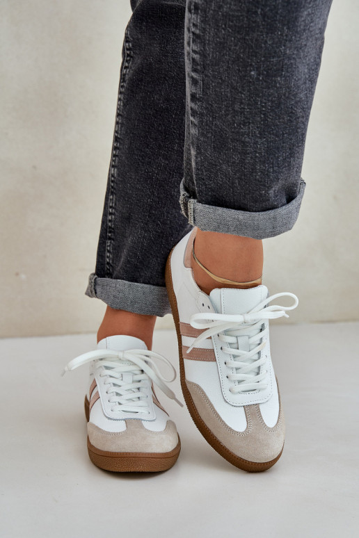 Zazoo N1068   Tenisky  béžové Zazoo N1068   Tenisky  béžové