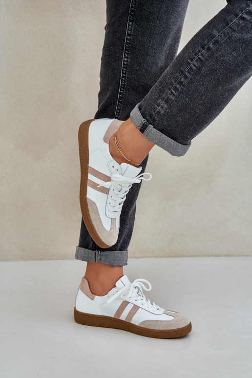 Zazoo N1068   Tenisky  béžové Zazoo N1068   Tenisky  béžové