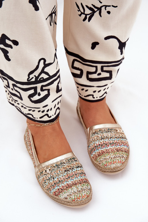 Elegantní styl Kožené espadrilky  Zazoo 10178 různé barvy