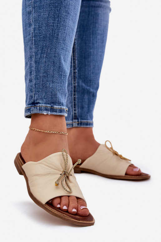 Zazoo 2659 Pantofle  béžové