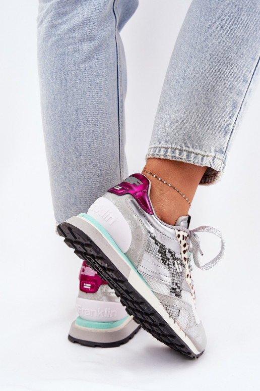 Tenisky tenisky  D.Franklin DFSH378006 stříbrné barvy Tenisky tenisky  D.Franklin DFSH378006 stříbrné barvy