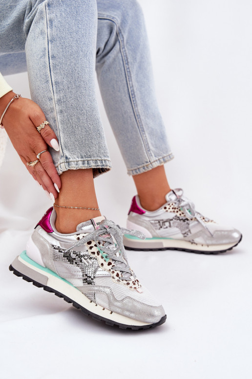 Tenisky tenisky  D.Franklin DFSH378006 stříbrné barvy Tenisky tenisky  D.Franklin DFSH378006 stříbrné barvy