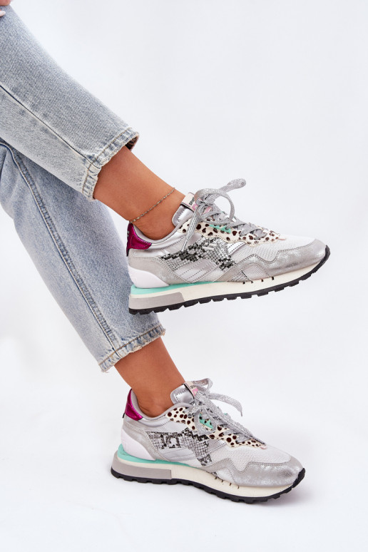 Tenisky tenisky  D.Franklin DFSH378006 stříbrné barvy Tenisky tenisky  D.Franklin DFSH378006 stříbrné barvy