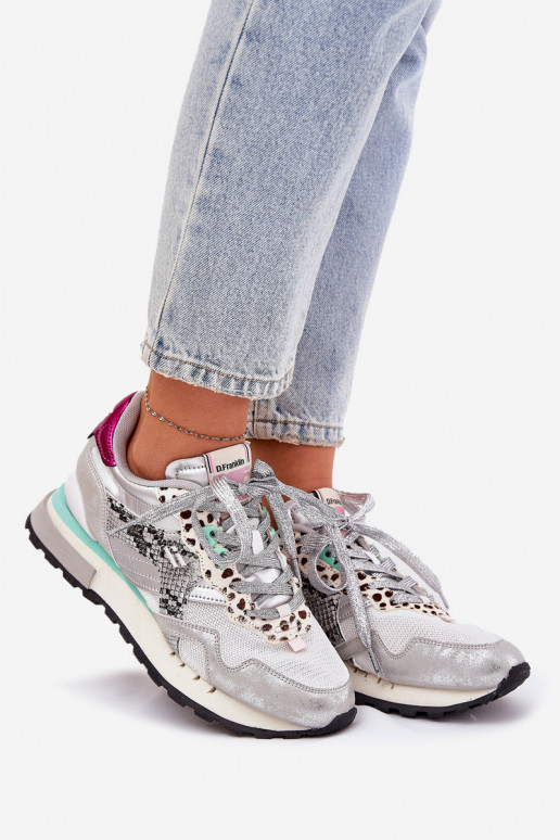 Tenisky tenisky  D.Franklin DFSH378006 stříbrné barvy Tenisky tenisky  D.Franklin DFSH378006 stříbrné barvy