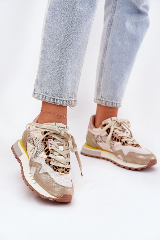 Tenisky tenisky  D.Franklin DFSH378006 zlaté barvy Tenisky tenisky  D.Franklin DFSH378006 zlaté barvy