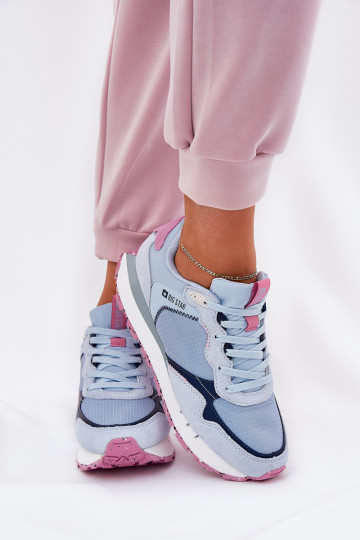 ze semiše  tenisky  Big Star RR274236 HI-POLY SYSTEM modrá 2