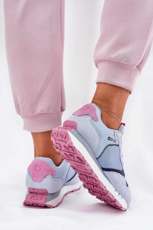 ze semiše  tenisky  Big Star RR274236 HI-POLY SYSTEM modrá ze semiše  tenisky  Big Star RR274236 HI-POLY SYSTEM modrá