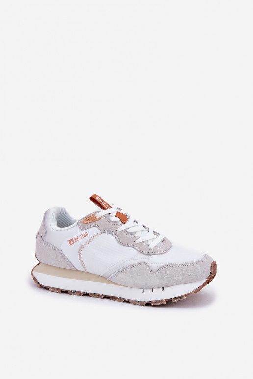 ze semiše  tenisky  Big Star RR274235 HI-POLY SYSTEM béžové ze semiše  tenisky  Big Star RR274235 HI-POLY SYSTEM béžové