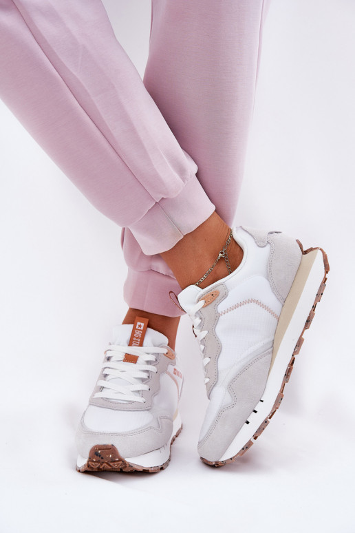 ze semiše  tenisky  Big Star RR274235 HI-POLY SYSTEM béžové ze semiše  tenisky  Big Star RR274235 HI-POLY SYSTEM béžové