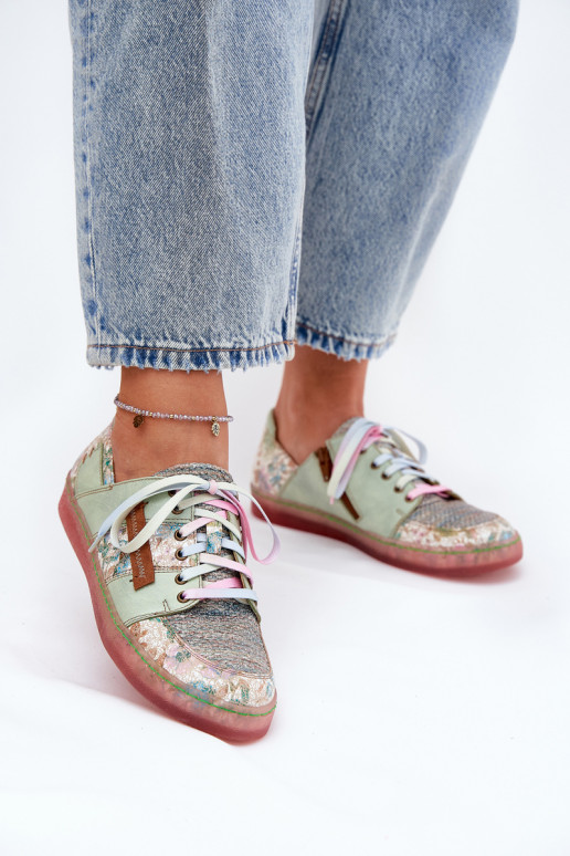 boty   06791-09 světle zelená  boty   06791-09 světle zelená