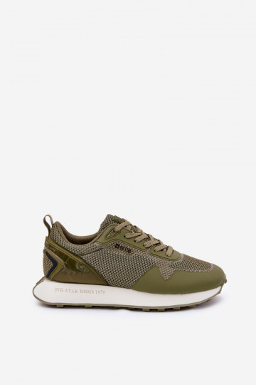 Tenisky  s platformou Big Star RR174360 Hi-Poly System khaki 2