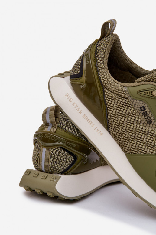 Tenisky  s platformou Big Star RR174360 Hi-Poly System khaki Tenisky  s platformou Big Star RR174360 Hi-Poly System khaki