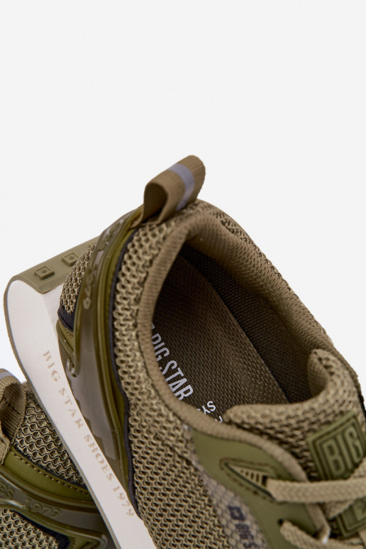 Tenisky  s platformou Big Star RR174360 Hi-Poly System khaki Tenisky  s platformou Big Star RR174360 Hi-Poly System khaki