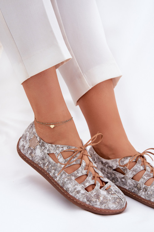 baleríny  06835-25/00-1 zlaté barvy baleríny  06835-25/00-1 zlaté barvy