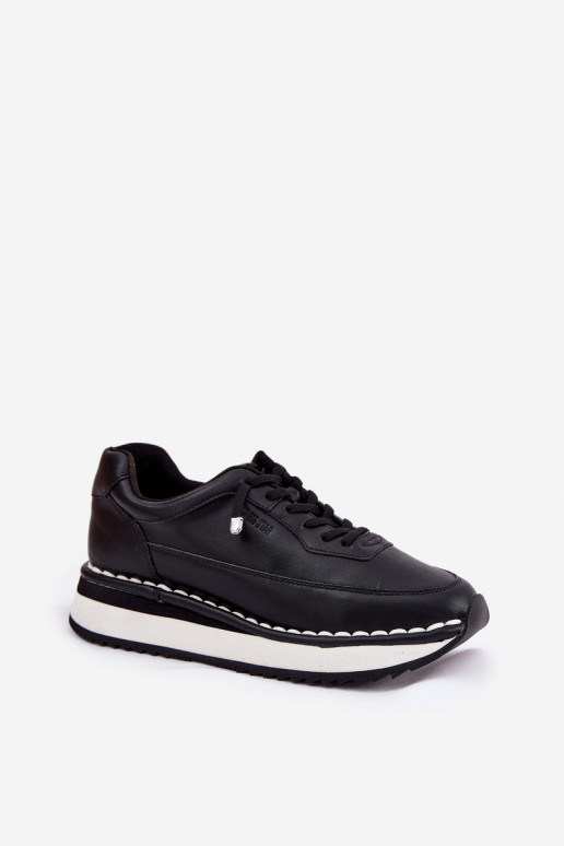 Tenisky  s platformou Big Star RR274A335 Černé  Tenisky  s platformou Big Star RR274A335 Černé