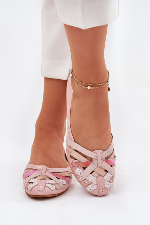 baleríny  01358-51 růžová  baleríny  01358-51 růžová