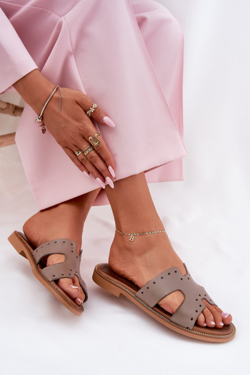 Zazoo 40326  Pantofle  béžové