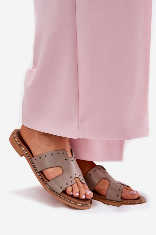 Zazoo 40326  Pantofle  béžové