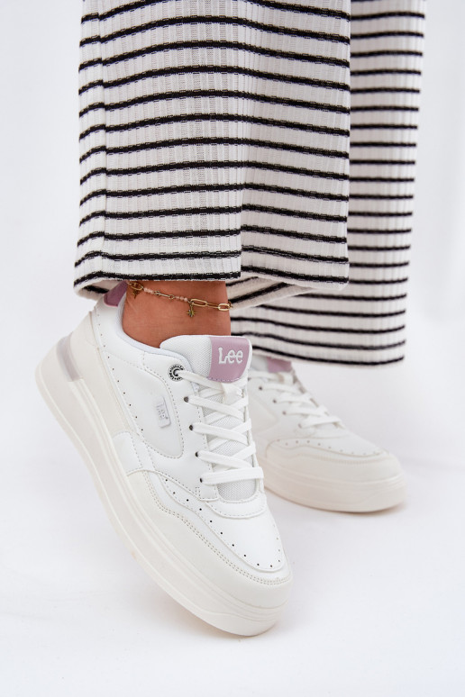 Tenisky  s platformou LEE EMMA WOMEN LOW 50251014.00L bílé Tenisky  s platformou LEE EMMA WOMEN LOW 50251014.00L bílé