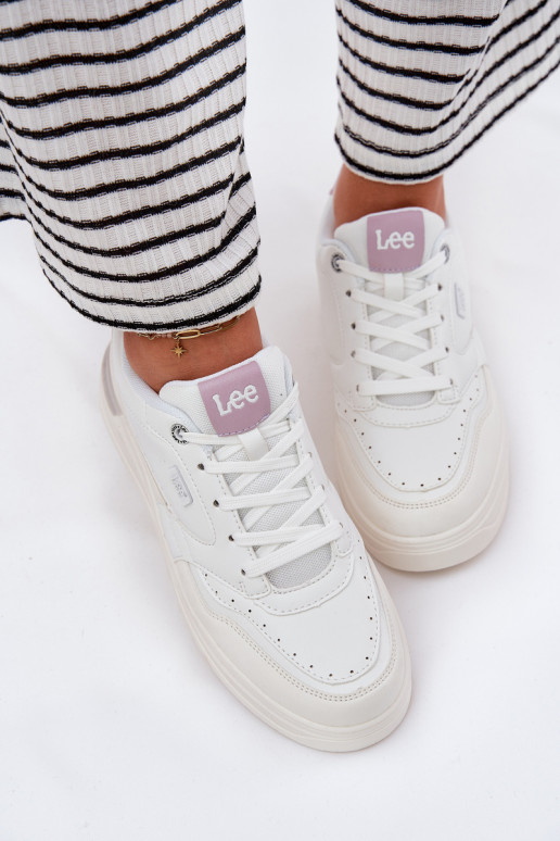 Tenisky  s platformou LEE EMMA WOMEN LOW 50251014.00L bílé Tenisky  s platformou LEE EMMA WOMEN LOW 50251014.00L bílé