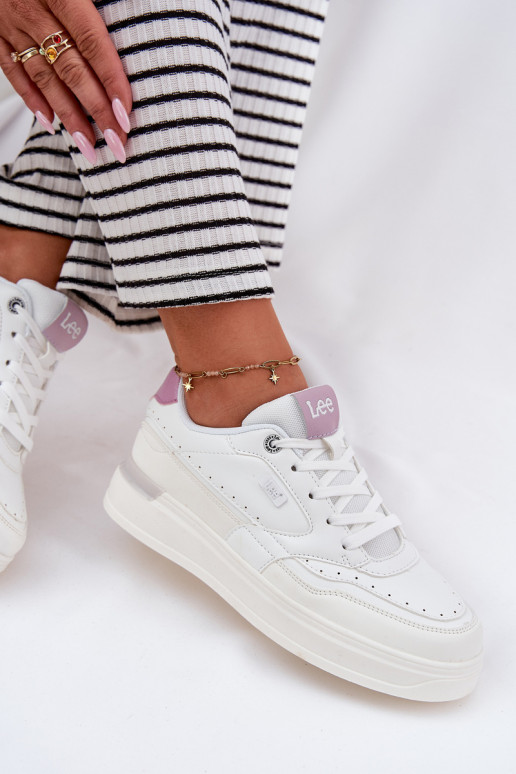 Tenisky  s platformou LEE EMMA WOMEN LOW 50251014.00L bílé Tenisky  s platformou LEE EMMA WOMEN LOW 50251014.00L bílé