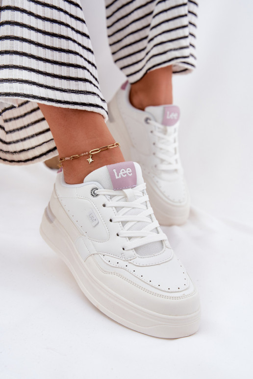 Tenisky  s platformou LEE EMMA WOMEN LOW 50251014.00L bílé Tenisky  s platformou LEE EMMA WOMEN LOW 50251014.00L bílé