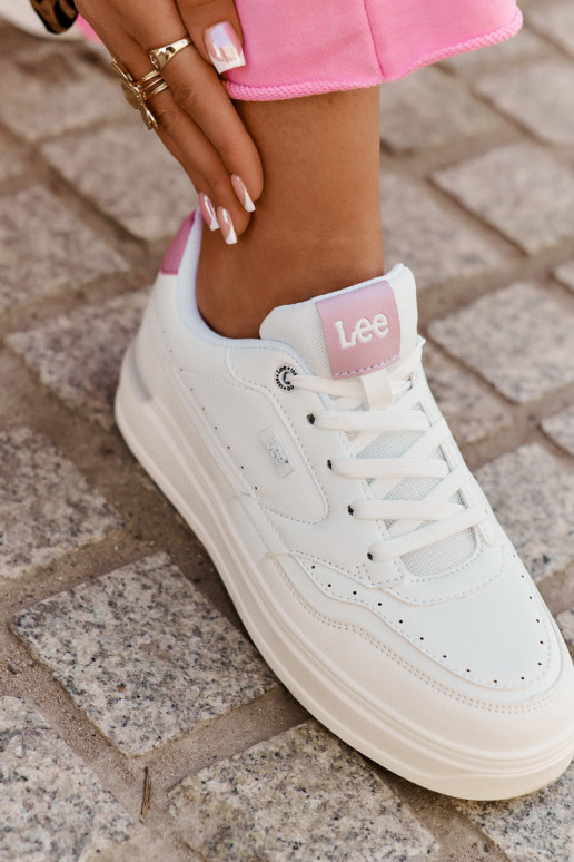 Tenisky  s platformou LEE EMMA WOMEN LOW 50251014.00L bílé Tenisky  s platformou LEE EMMA WOMEN LOW 50251014.00L bílé