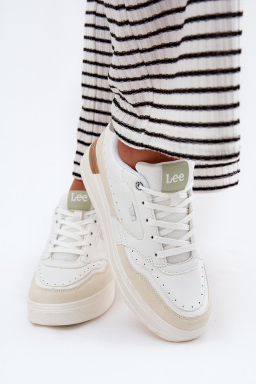 Tenisky  s platformou LEE EMMA WOMEN LOW 50251014.04L béžové 2