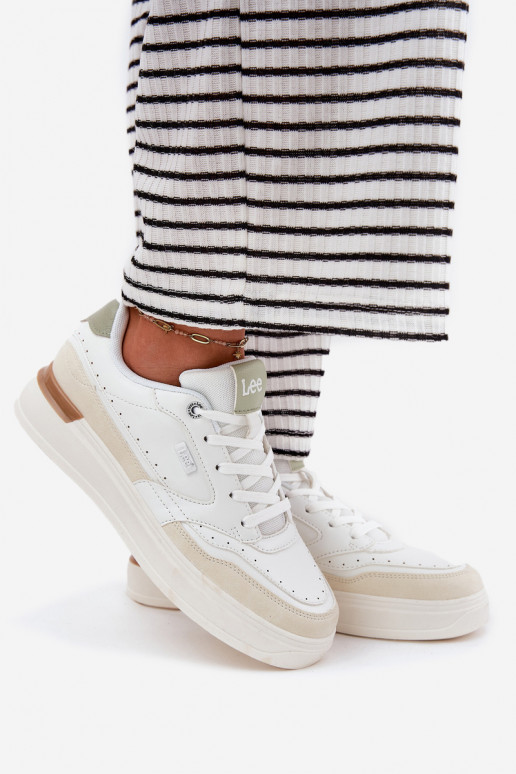 Tenisky  s platformou LEE EMMA WOMEN LOW 50251014.04L béžové Tenisky  s platformou LEE EMMA WOMEN LOW 50251014.04L béžové