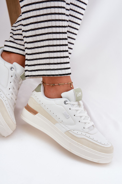 Tenisky  s platformou LEE EMMA WOMEN LOW 50251014.04L béžové Tenisky  s platformou LEE EMMA WOMEN LOW 50251014.04L béžové
