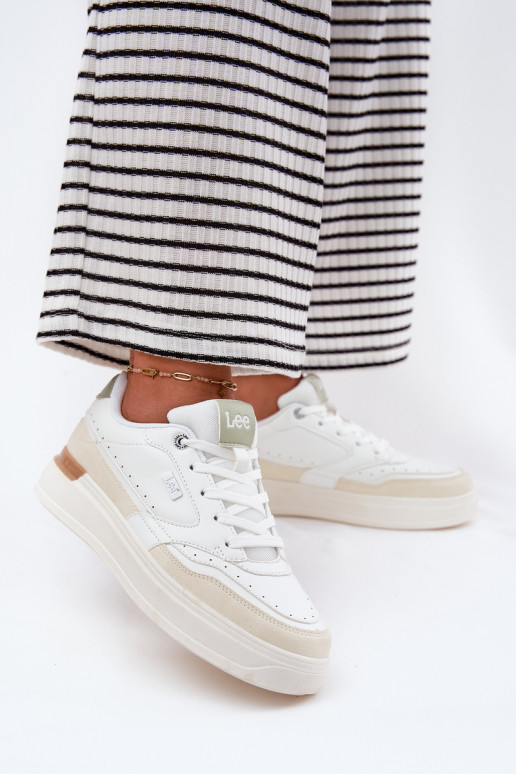 Tenisky  s platformou LEE EMMA WOMEN LOW 50251014.04L béžové Tenisky  s platformou LEE EMMA WOMEN LOW 50251014.04L béžové