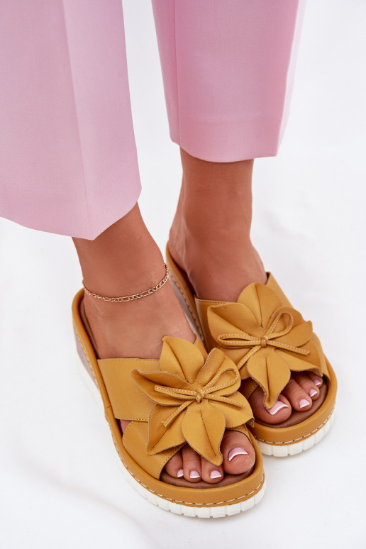 Pantofle     Artiker 52C0504 Žluté