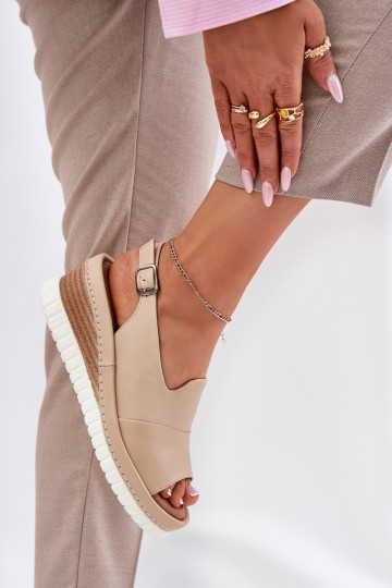 Dámské sandály   Artiker 56C0919 béžové