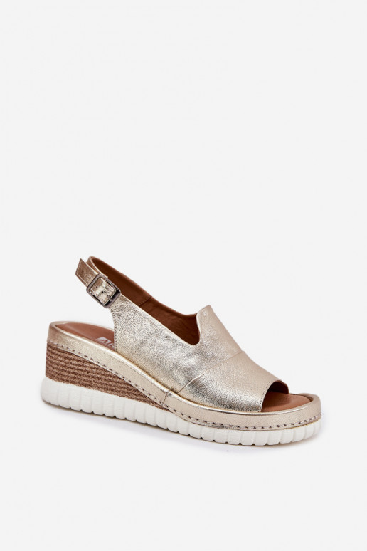 Dámské sandály   Artiker 56C0920 zlaté barvy Dámské sandály   Artiker 56C0920 zlaté barvy